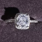 Fashion Jewelry Luxury Multicolor Charm Cubic Zirconia Wedding Rings For Women T Shape Stone Party Jewelry Gifts - Image 9