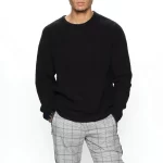 Long Sleeve Crew Neck Casual Men's Loose - Image 2