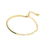 Classic Round-Cut 925 Sterling Silver CZ Gemstone Tennis Bracelet - Image 5