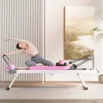 Pilates Reformer Machine For Home Gym Workout, Foldable Pilates Equipment With High Strength Alloy Springs For Beginners, Up To 330lbs - Image 3