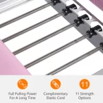 Pilates Reformer Machine For Home Gym Workout, Foldable Pilates Equipment With High Strength Alloy Springs For Beginners, Up To 330lbs - Image 5