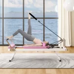 Pilates Reformer Machine For Home Gym Workout, Foldable Pilates Equipment With High Strength Alloy Springs For Beginners, Up To 330lbs - Image 9