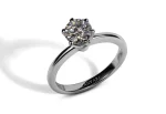 Natural Moissanite Ring $ 55 - Image 3