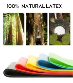 5 Level Resistance Rubber Bands Yoga Training Elastic Bands - Image 5