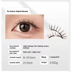 Magnetic Eyelashes Thick Zero Glue Long C Curved Eyelashes - Image 9