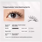 Magnetic Eyelashes Thick Zero Glue Long C Curved Eyelashes - Image 8