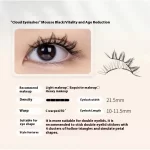Magnetic Eyelashes Thick Zero Glue Long C Curved Eyelashes - Image 3