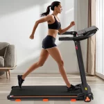 Brand New Home Treadmill, 2.5HP Silent Folding Treadmill With Heart Rate Sensor