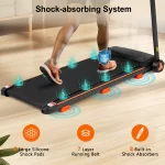 Brand New Home Treadmill, 2.5HP Silent Folding Treadmill With Heart Rate Sensor - Image 4