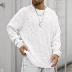 Long Sleeve Crew Neck Casual Men's Loose - Image 6