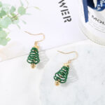 Christmas Earrings Tree Star DIY Earrings - Image 3